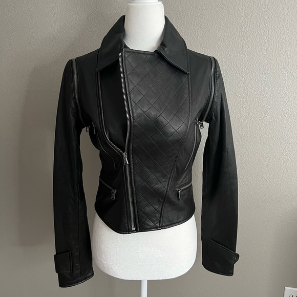 NWT Cusp genuine leather jacket in size XS - Picture 2 of 8